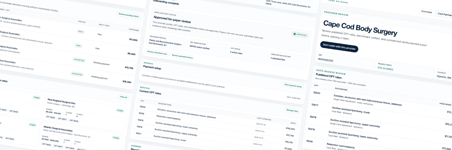 Northline Care Network provider workspace